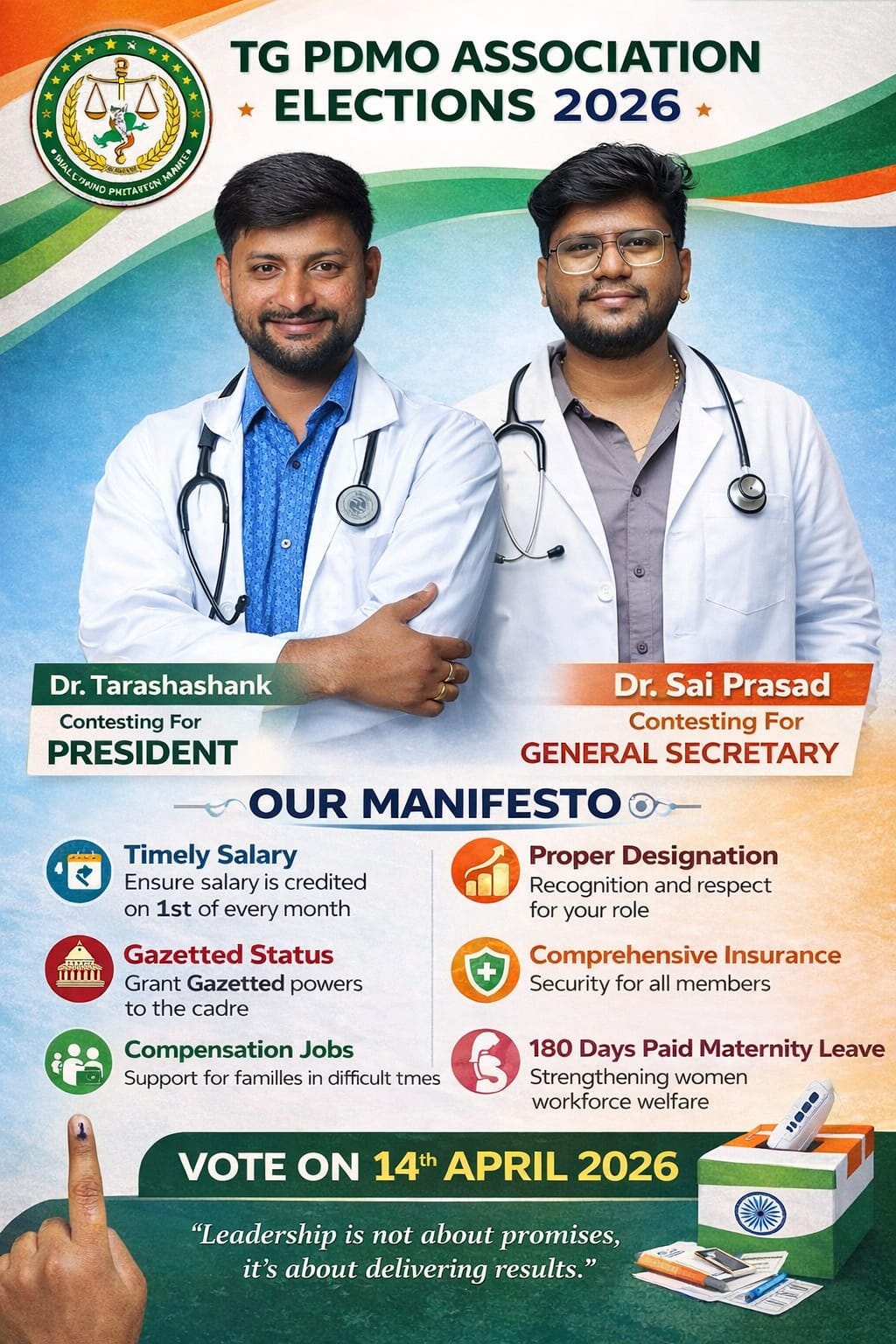 Dr. Tarashashank and Dr. Sai Prasad